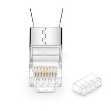 Charger l'image dans la galerie, Connecteur plugs RJ45 CAT6A - CAT7 ( SACHET DE 10PCS MINIMUM )