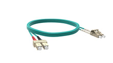 Charger l'image dans la galerie, JARRETIÈRE FIBRE LC - LC / SC-LC / SC-SC OM3 DUPLEX 50/125 1.5M