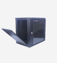 Charger l'image dans la galerie, COFFRET INFORMATIQUE 12U 600 * 600 * 700 + ETAGERE . NOIR