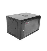 Charger l'image dans la galerie, COFFRET INFORMATIQUE 6U + ÉTAGÈRE . NOIR